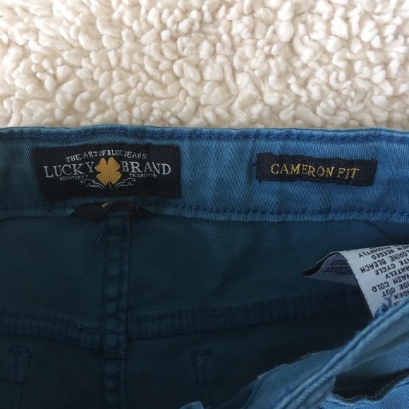 🌵•Lucky Brand• Girls Teal Shorts - Picture 3 of 6